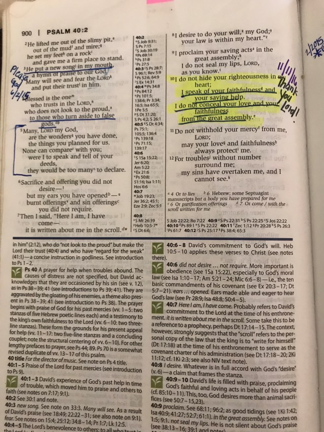 Psalm 40